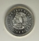 1 oz Aztec Calendar Silver Round .999 fine Silver Bullion 1 Troy Ounce