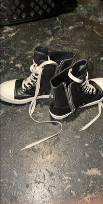 Rick Owens Leather Ramone High 10.5