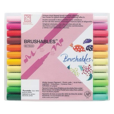 Kuretake Zig MS770024V Memory System zweifarbig Brushables