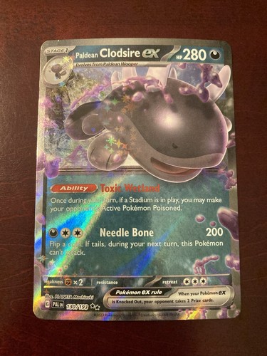 Paldean Clodsire ex 130/193 Paldea Evolved Holo Double Rare Pokemon TCG Card - Picture 1 of 1