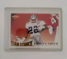 1995 Pinnacle Emmitt Smith STAR STRUCK Dallas Cowboys