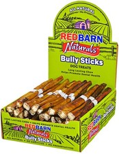 10 COUNT RedBarn Natural 12" Beef Bully STICKS Dog Treat Chew LOW ODOR