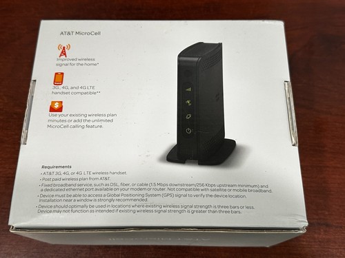 AT&T MicroCell Wireless Cell Signal Booster / Cisco DPH154 Original New Open Box - Photo 6 sur 12