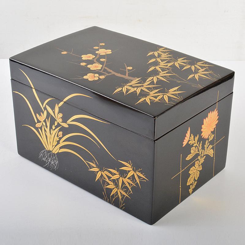 手箱 TEBAKO-BOX Gold lacquer tebako 手箱 (box for personal accessories