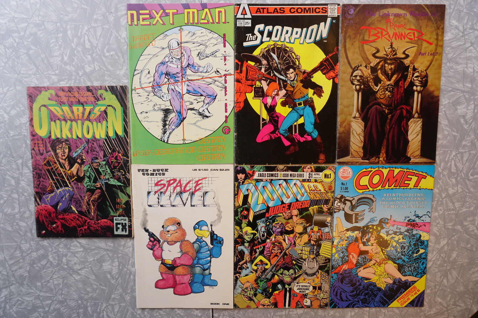 #1 Alternative Comic Lot All 1st Issues! 7 Vintage Issues 1980's EXCELLENT!