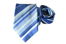 PINK MEN'S TIE BLUE/STRIPED WIDTH: 3.75" LENGTH: 59"
