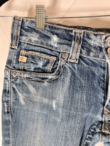 Big Star Jeans Womens 26L (Actual 29x32) Casey K Low Rise Fit Thick Stiching - Picture 4 of 14