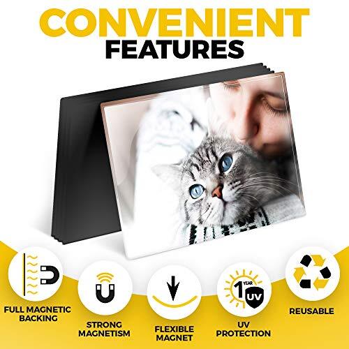 Magnetic Picture Frames 4x6 - Picture Magnets for Refrigerator - Magnetic - Picture 3 of 7