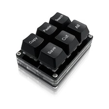 Copy Paste Search Save Cut All 6-Key Keyboard One Handed OSU Keypad Programma...