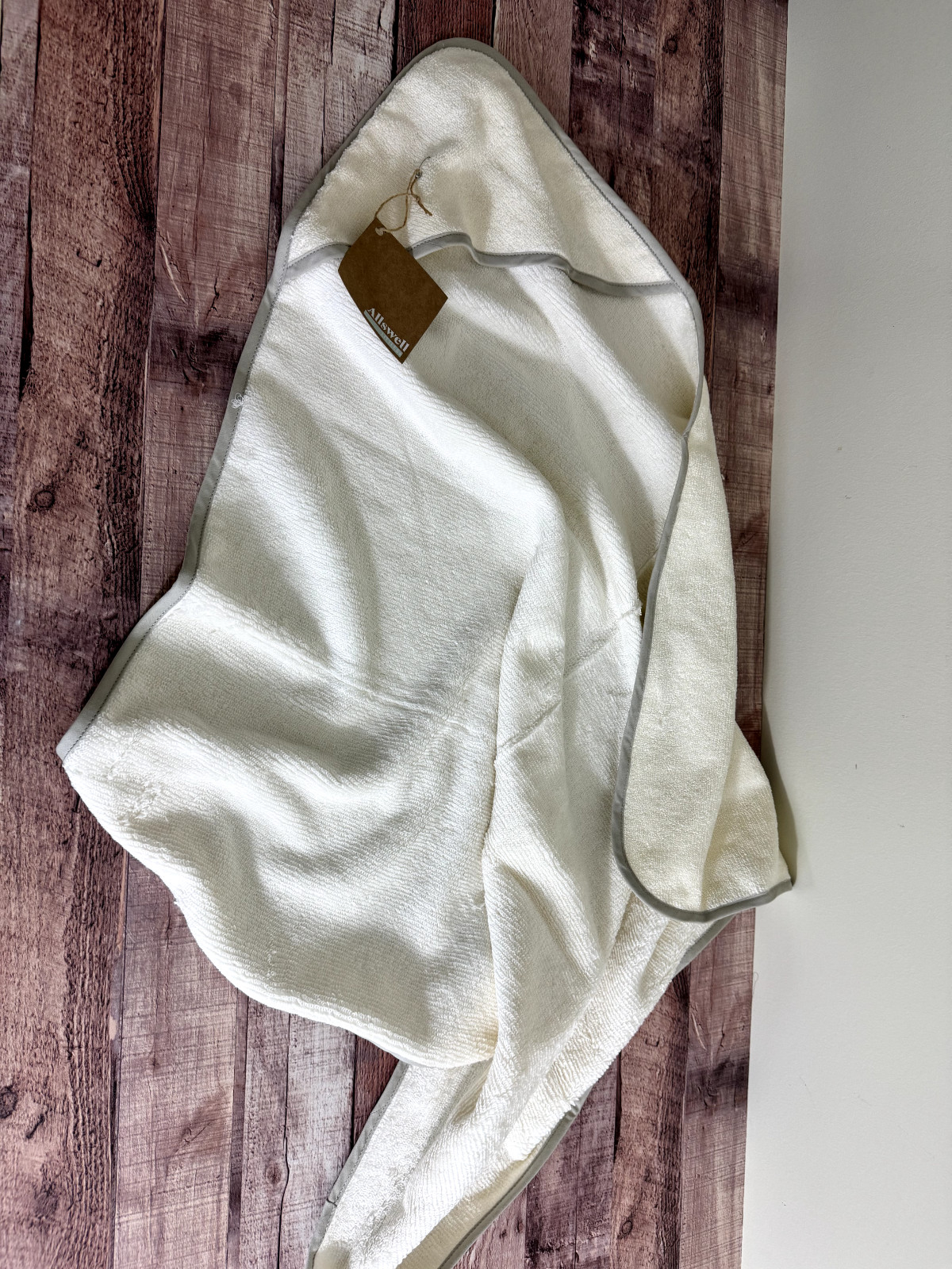 With Hood Organic  Infant Bath Towels (set Of 3) Lot