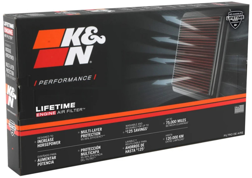 K&N Replacement Air Filter For Toyota Isis / Lotus Elise / Pontiac Vibe 33-2252