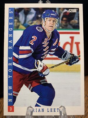 1993 Score #235 Brian Leetch - New York Rangers - HOF | eBay