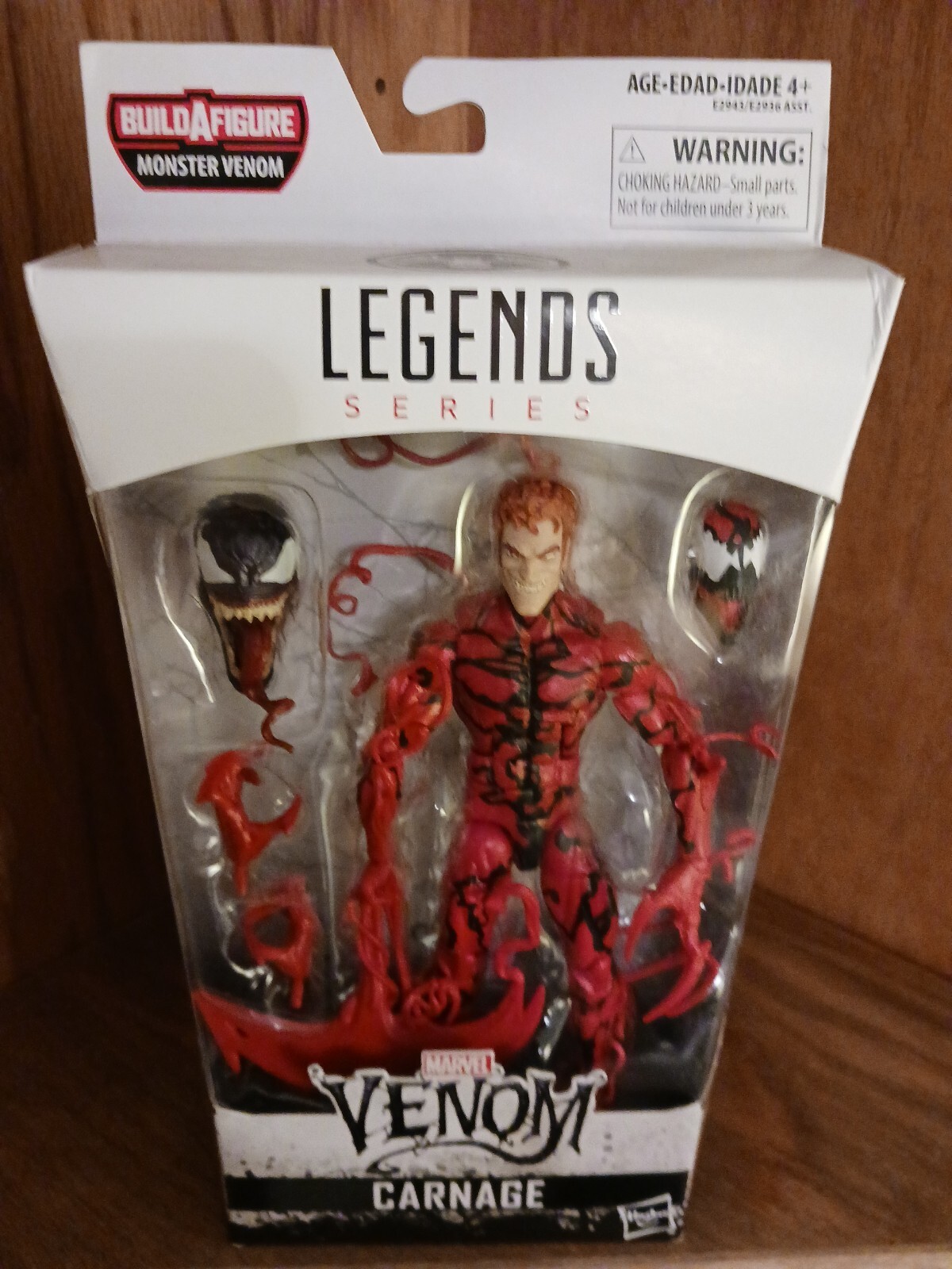 MARVEL LEGENDS CARNAGE 6" FIGURE MONSTER VENOM BAF WAVE PORK GRIND