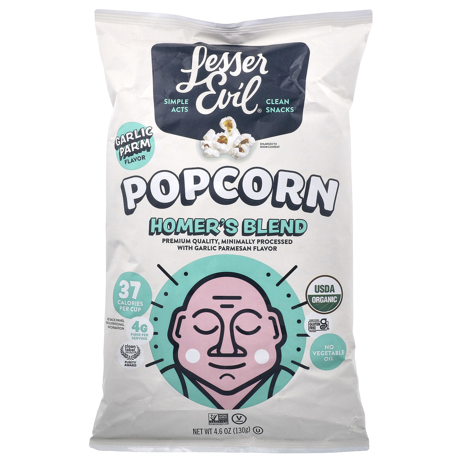 Попкорн смесь Хомерс Чеснок Пармезан 46 унции 130 г 1690₽