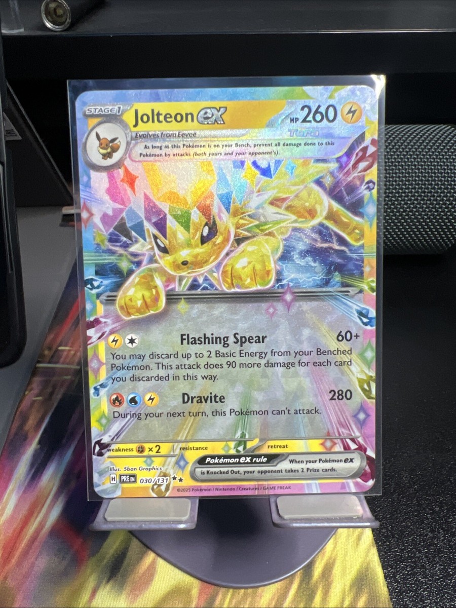 Jolteon ex 030/131 Sv: Prismatic Evolutions Holo | eBay Jolteon ex 030/131 Sv: Prismatic Evolutions Holo | eBay