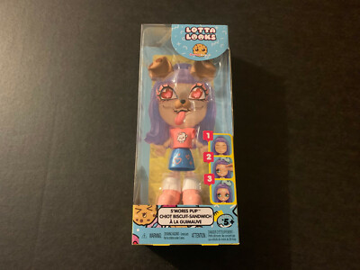 Lotta Looks -S'MORES PUP- Cookie Swirl Mood Pack Facial Expressions  New