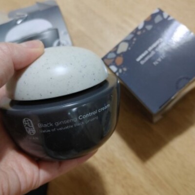 CHARMZONE Jian Black Ginseng Control Cream 225ml Koreanische Hautpflege Herge...