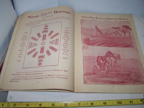 NOXON Company Farm Implement Sales CATALOG Harrow Disc Binder Mower Drill Reaper - Picture 8 of 16