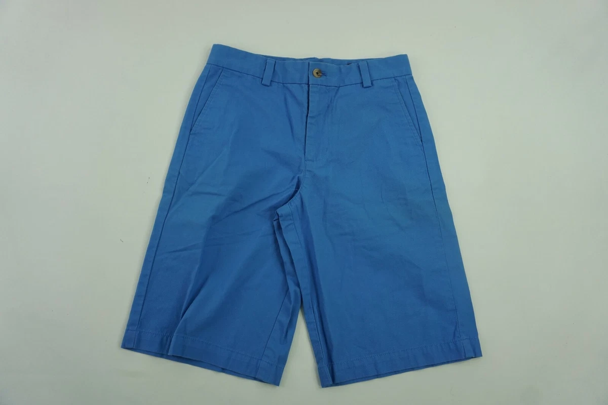 Vineyard Vines Bermuda Shorts Women Size 14 Blue Flat Front Pockets