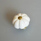 White Bronze Metal Porcelain Furniture Knob Kitchen Hallway Bedside Tables Dining Room