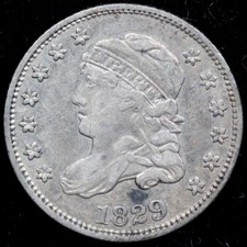 1829 H10c Capped Bust Half Dime