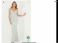 Pale Green Stunning prom dress size 10