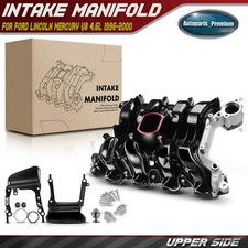 New Intake Manifold w/ Gasket Thermostat O-Ring for Ford Lincoln Mercury V8 4.6L