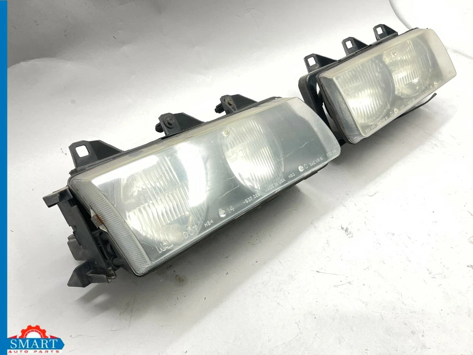 Juego de faros delanteros izquierdo + derecho BMW 325i E36 1995 OEM Foto 2 de 4