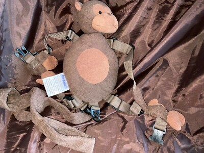 GoldBug Monkey Kinder Sicherheitsgurt Rucksack Kleinkind Sicherheitsleine sehr guter Zustand