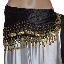BAUCHTANZ MÜNZGÜRTEL HÜFTTUCH BELLY DANCE BAUCHTANZGÜRTEL HIP SCARF KARNEVAL