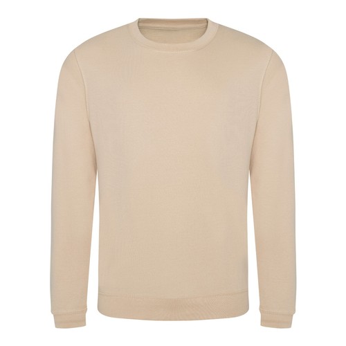 Mens Plain Sweatshirt Crew Neck Jumper Top Sweater Casual Sweat Top Ladies AWDis - Picture 26 of 43