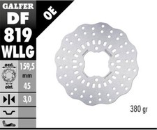 Galfer Disco Freno Post WAVE FIXED F.T. 159.5x3 RAC TRIAL BETA EVO 125 2009 2011