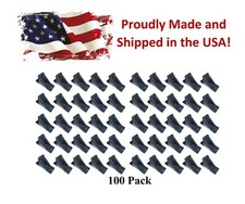 Dark Grey Plastic Roof Mini Snow Ice Guard-100 Pk Prevent Sliding Snow