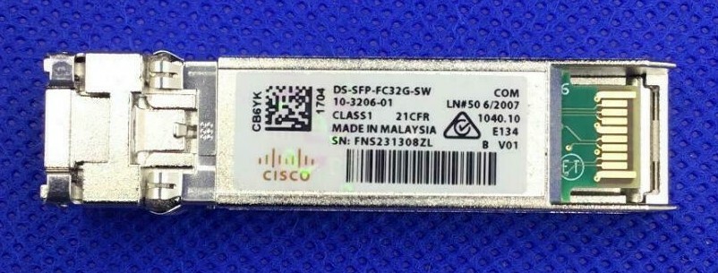 Cisco メモリー 32gb Samsung製 DS-SFP-FC32G-SW Original CISCO 32 Gbps Fibre Channel SW SFP+, LC
