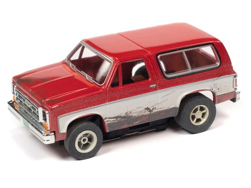 1977 Red White Chevy Blazer Xtraction OFF ROAD HO Scale Slot Car Auto World - 第 2/3 張圖片