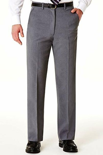 Grey Navy Skinny Leg Pants 