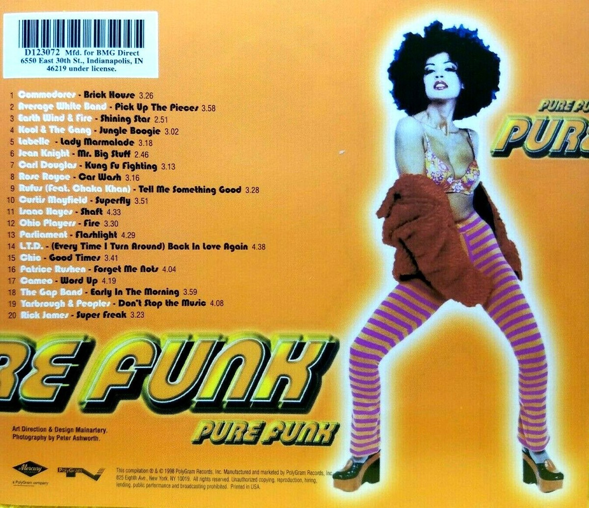 Pure Funk CD 1998 MERCURY EXCELLENT / MINT CONDITION / FREE SHIP