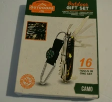 New OUTDOORS by NIFTY  2 Tool Camouflage Gift Set   E4