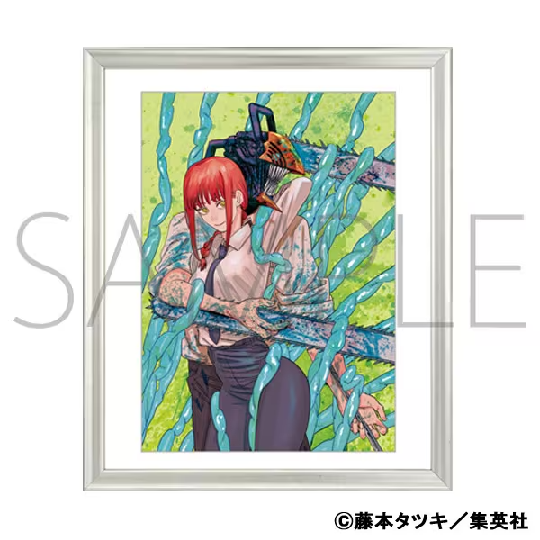 チェーンソーマン　額縁　絵画 Chainsaw Man Official Limited Manga Art Framed Paintings