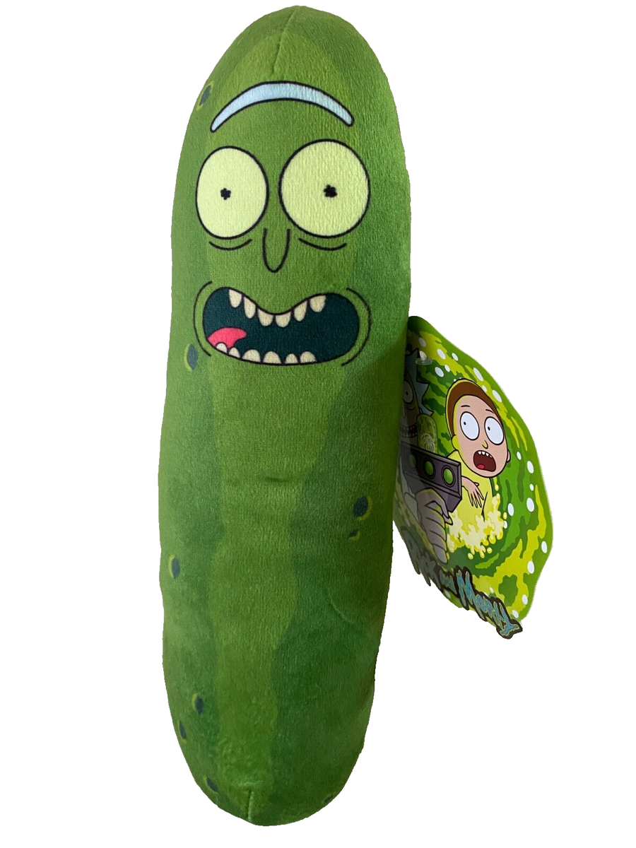 Pickle Rick Plush Toy from Rick Morty Adult Swim 10 inch tall