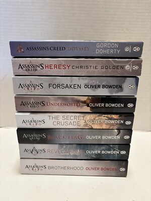 Bulk Lot 8 Assassins Creed Novels Paperback Oliver Bowden Christie Golden