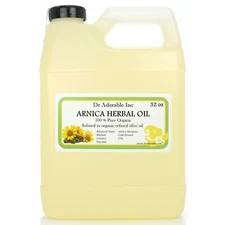 ORGANIC ARNICA MONTANA HERBAL OIL 100 % PURE  1 oz 2 oz-UP TO 1 GALLON