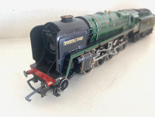 HORNBY 9F 92220 2-10-0 EVENING STAR GLOSS GREEN LOCO - TENDER DRIVE VGC