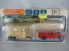 Matchbox Lesney Superfast Two Pack TP3 AMX Javelin and Pony Trailer Rare Red