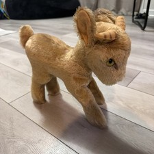 Vintage Steiff 10.5" ZICKY Mohair Baby Goat, c. 1950-60's