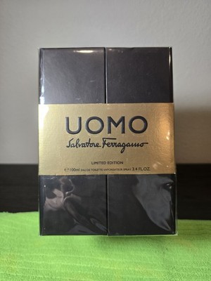 Uomo Salvatore Ferragamo Limited Edition (100ml) (See Pics & Vid for Small Tear)