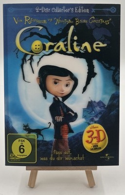 Coraline 2D Und 3D Dvd Set Collectors Edition 3D Brillen Rarität