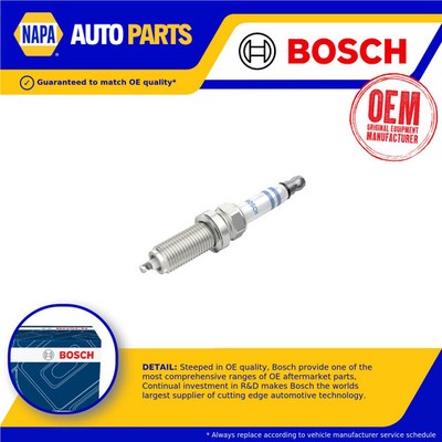 Spark Plugs Set 4x fits RENAULT LOGAN Mk2 1.6 2016 on H4M Bosch 224012577R New