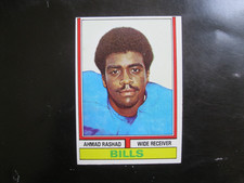 1974 Topps # 105 Ahmad Rashad Rookie Card Buffalo Bills Nice Ex+ o/c. rookie card picture