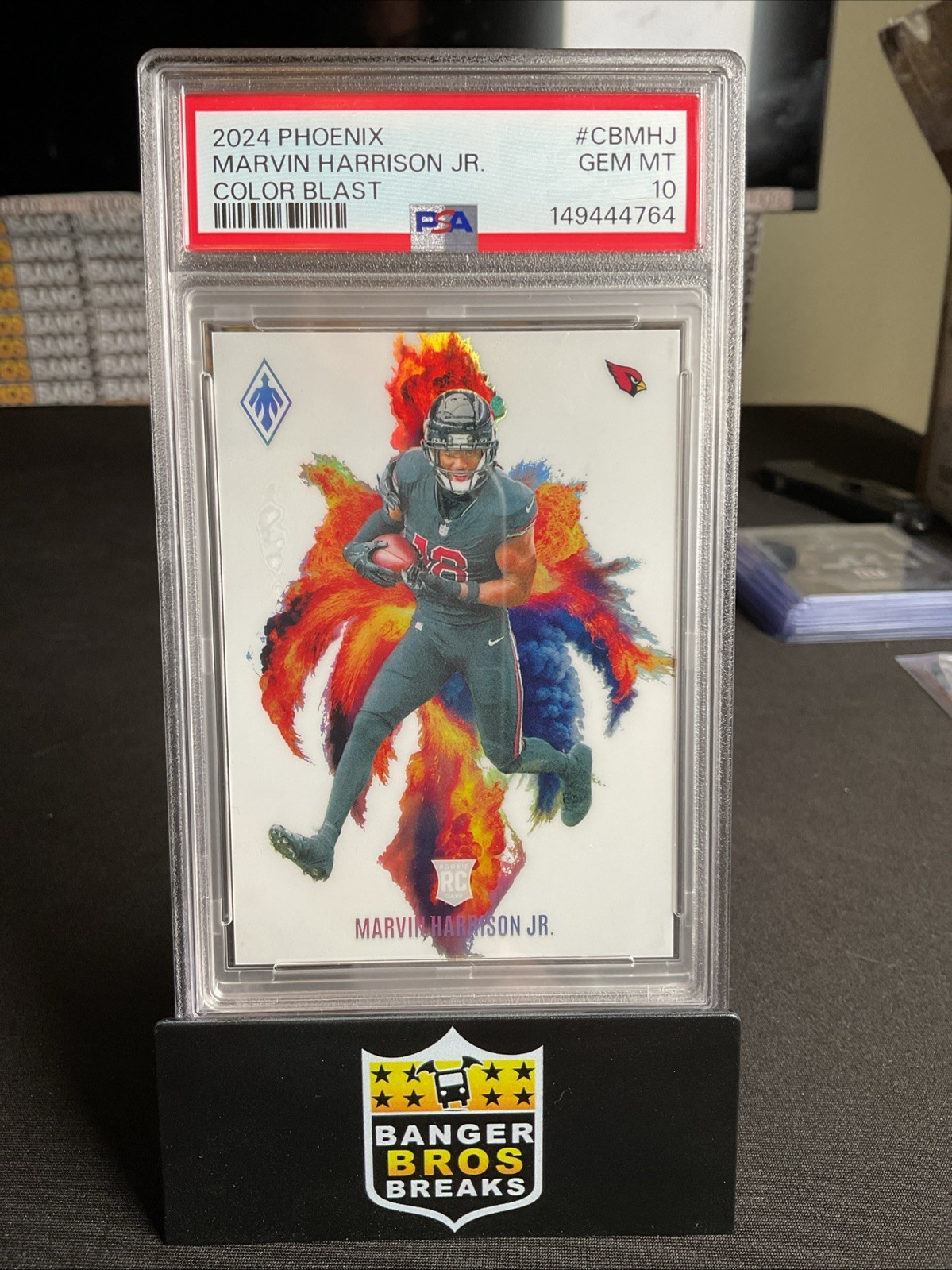 Marvin Harrison Jr. Panini Phoenix Color Blast #CBMHJ Base